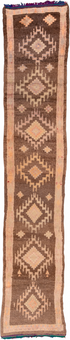 Vintage Moroccan Runner Rug (2' x 14')